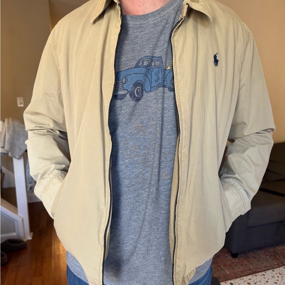 Ralph Lauren Men's Tan Lightweight Jacket
